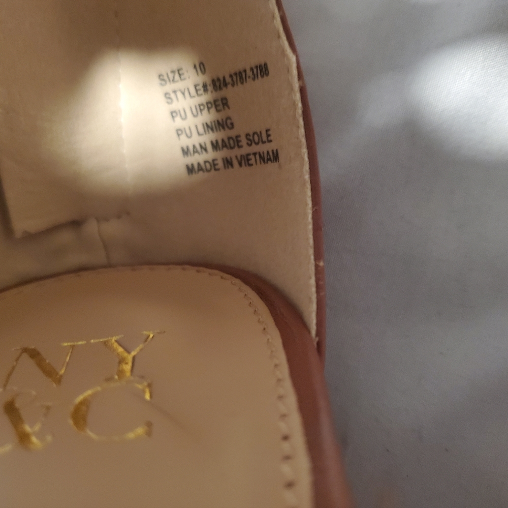 Rust Giselle Wedges - Picture 4 of 4